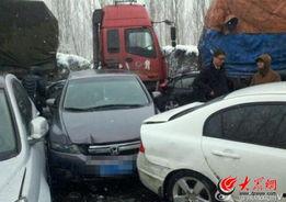 青岛车祸小蓝车爆料新闻,悲剧瞬间，生命消逝的警示录  第1张